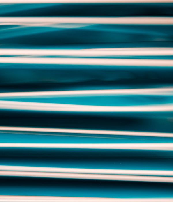 Abstract glowing lines representing soft focus and visual relaxation